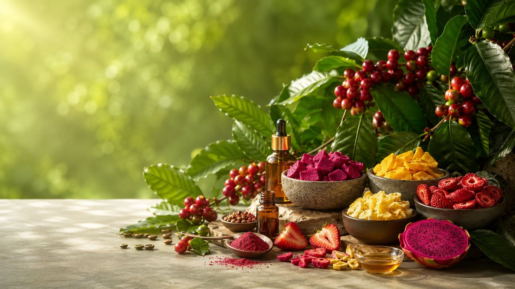 Coffee cherries and freeze-dried fruit — Whitehorse Foodtech premium agricultural exports